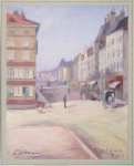 Witmann E. View of Saint Georges Street in Nancy - Hermitage